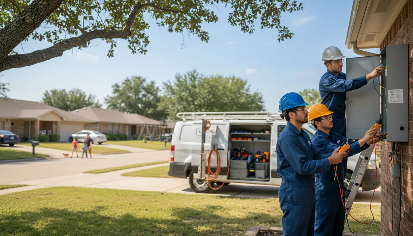 Certified electrician providing emergency electrical services in Dale, NY